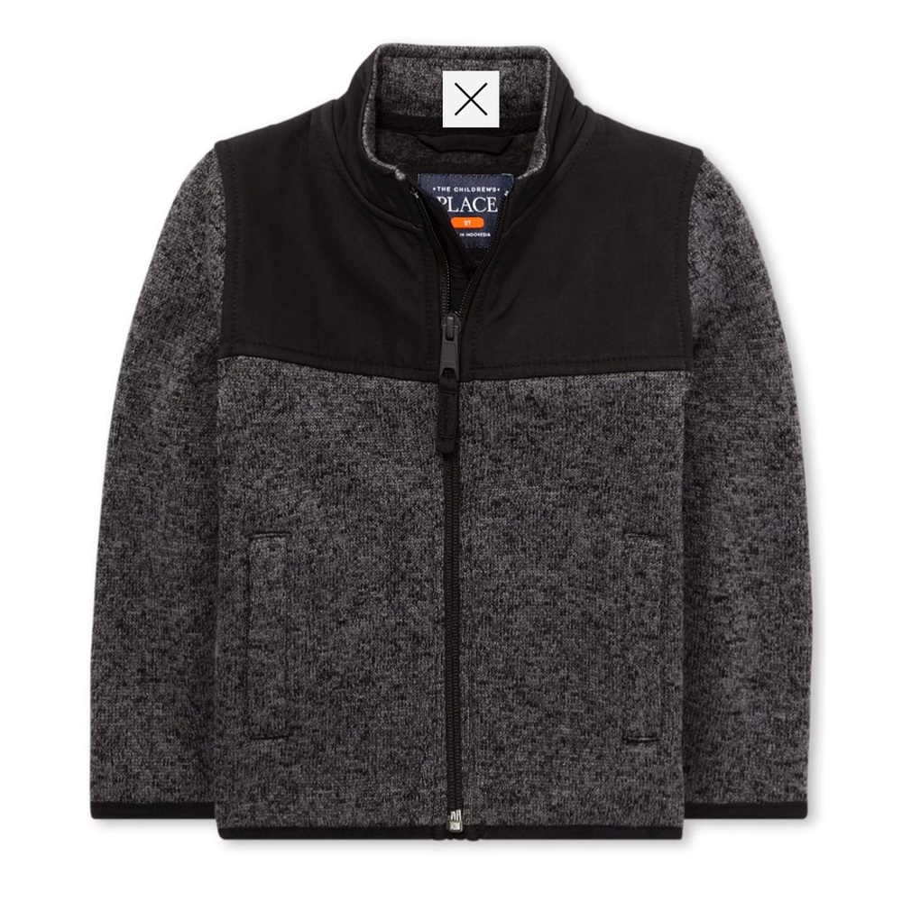 The Children’s Place Baby and Toddler Sweater Fleece Trail Jacket